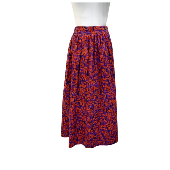 On the Verge Dresses & Skirts - Vintage Red Floral Maxi Skirt